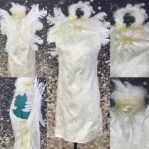 “Angels attire” Long Vest